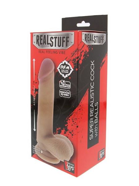 Silikonowy realistyczny miękki penis dildo 16,5 cm - 2