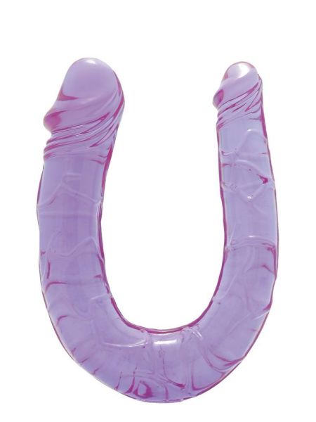 Dildo silikonowe dwie końcówki elastyczne 30 cm - 4