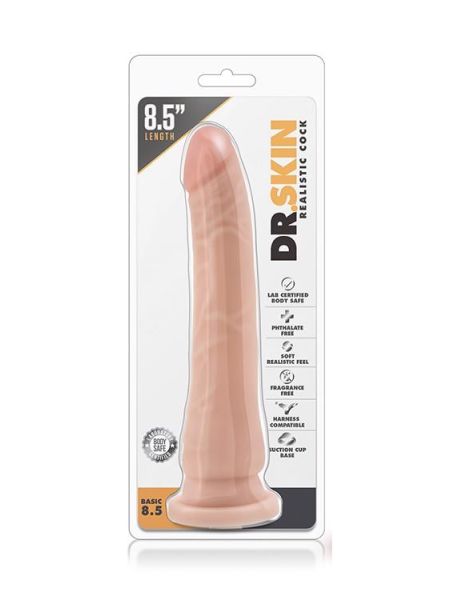 Dildo-DR. SKIN REALISTIC COCK BASIC 8.5 BEIGE - 2