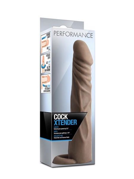 Stymulator-PERFORMANCE COCK XTENDER BROWN - 2