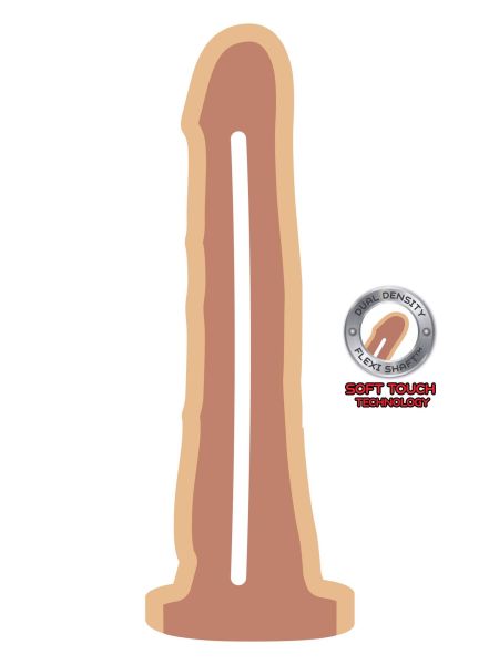 Dildo-Dual Density Dong 7.5 Inch - 5