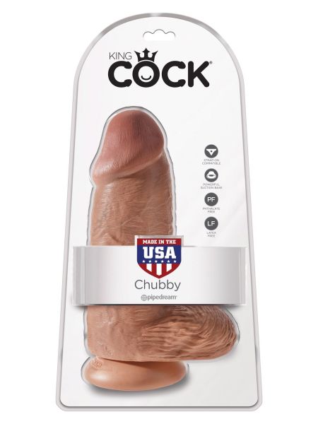 Dildo z mocną przyssawką gruby realistyczny penis - 2