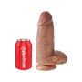 Dildo z mocną przyssawką gruby realistyczny penis - 4