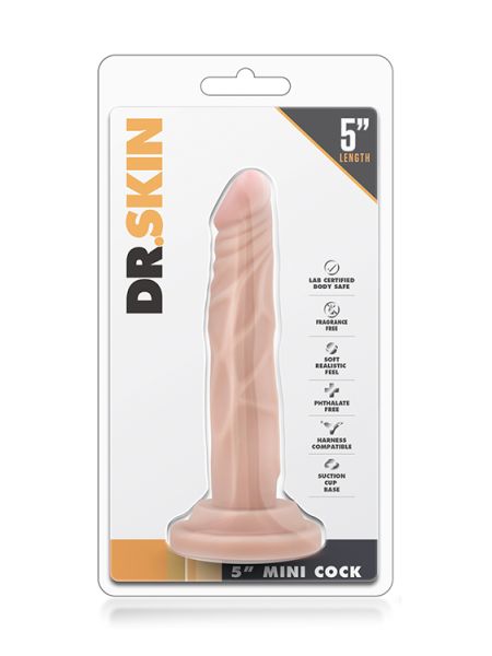 Dildo-DR. SKIN 5 INCH MINI COCK FLESH - 4