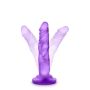 Dildo-NATURALLY YOURS 5INCH MINI COCK PURPLE - 6