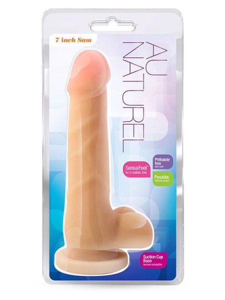 Bardzo realistyczne dildo wyżyłowany giętki penis - 2