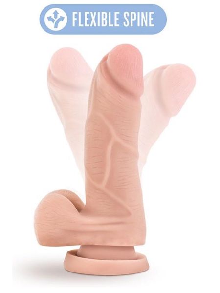 Dildo-AU NATUREL 5.5INCH MIGHTY MIKE BEIGE - 5