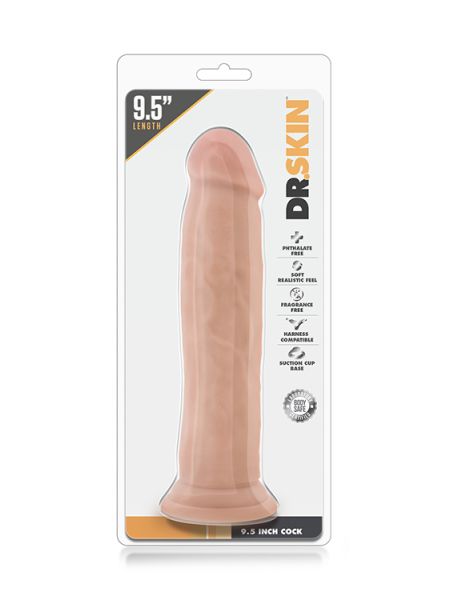 Dildo-DR. SKIN 9.5INCH COCK VANILLA - 4