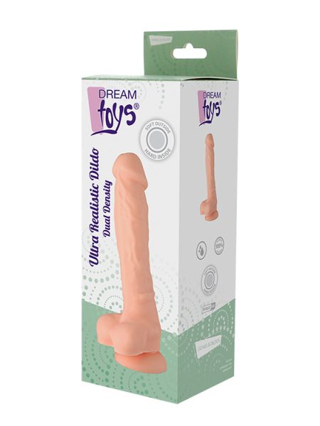 Dildo-DREAM TOYS DUAL DENSITY SILICONE DILDO - 4