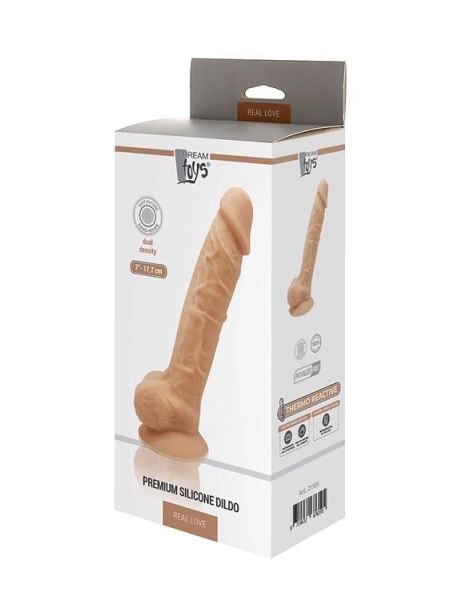 Penis naturalny realistyczny członek z jądrami 17cm - 2