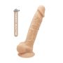 Dildo-DREAM TOYS REAL LOVE DILDO 9INCH FLESH - 3