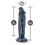 JET EBONY 6INCH DILDO EBONY METALLIC - 8