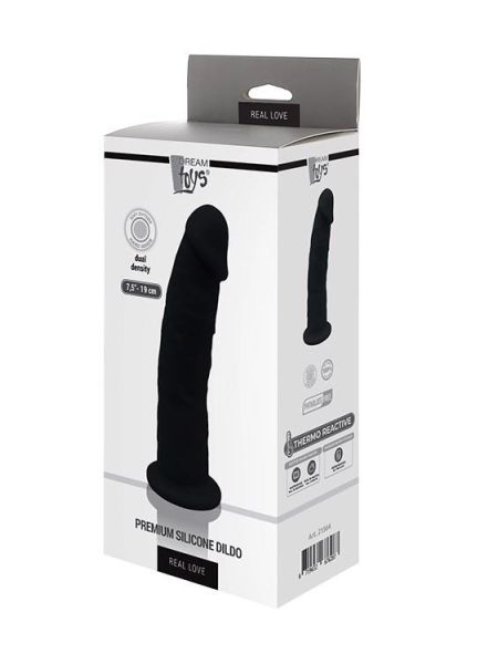 DREAM TOYS REAL LOVE DILDO 7,5INCH BLACK