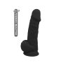 DREAM TOYS REAL LOVE DILDO 8,5INCH BLACK - 2