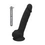 DREAM TOYS REAL LOVE DILDO 9INCH BLACK - 5