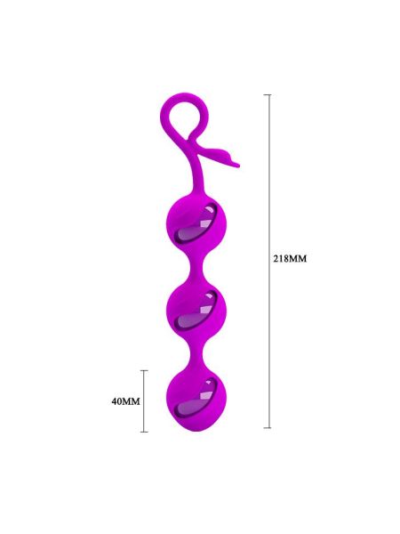 Kulki analne waginalne sznur 3 obciążone 21cm - 6