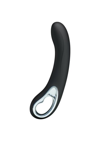 Klasyczny wygięty wibrator sex stymulator 19cm USB - 3