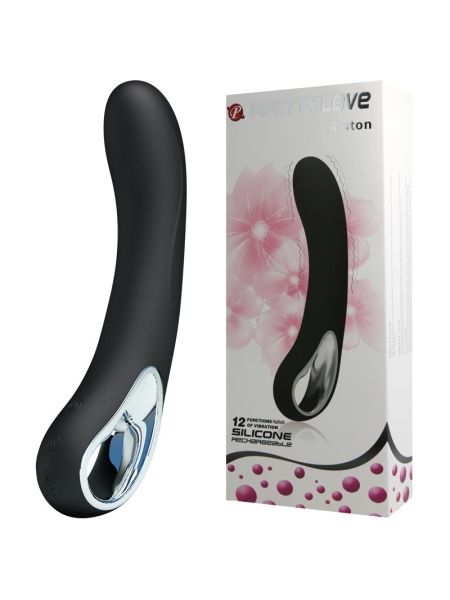 Klasyczny wygięty wibrator sex stymulator 19cm USB