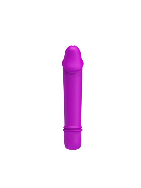 Mały realistyczny wibrator jak mini penis 12cm 10 trybów - 4