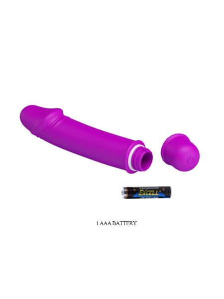 Mały realistyczny wibrator jak mini penis 12cm 10 trybów - 8