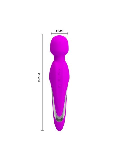 Stymulator łechtaczki silny mocny masażer 21cm USB - 6