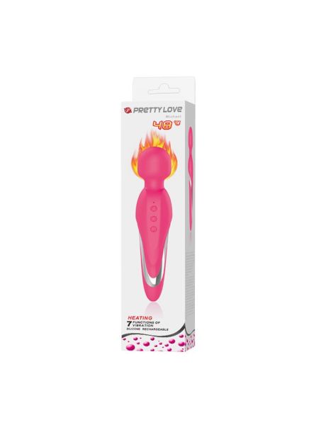 Masażer łechtaczki sex stymulator ogrzewany 7trybów 21cm - 9