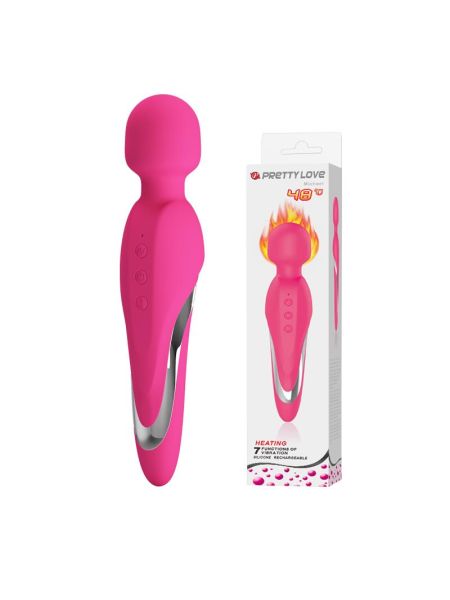 Masażer łechtaczki sex stymulator ogrzewany 7trybów 21cm