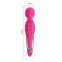 Masażer łechtaczki sex stymulator ogrzewany 7trybów 21cm - 8