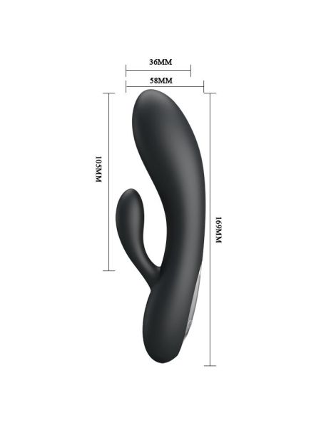 Wibrator królik masażer łechtaczki 30 trybów 16cm USB - 6