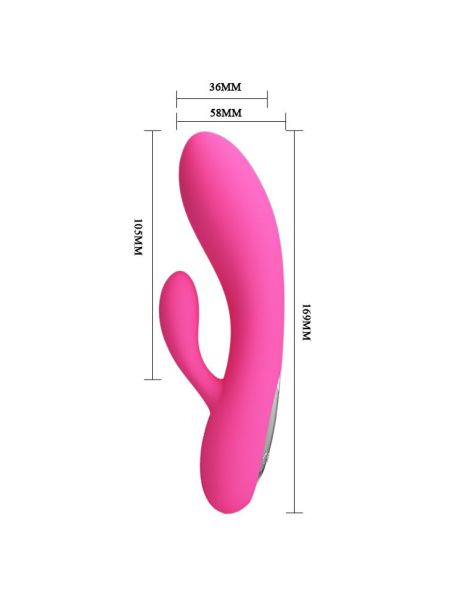 30 trybów wibrator do waginy i łechtaczki 17cm USB - 6