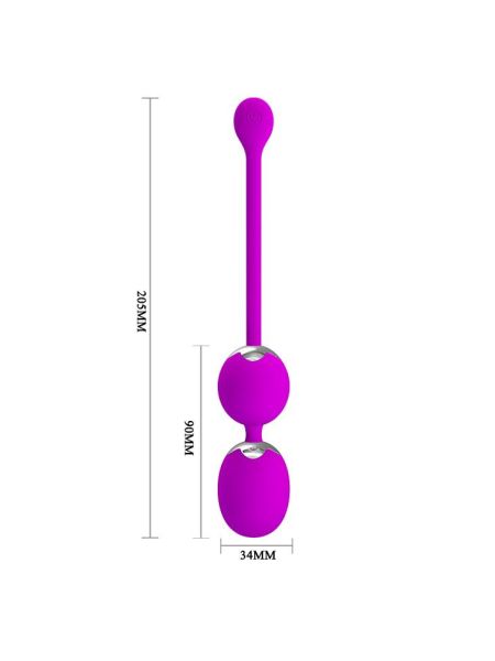 Kulki orgazmowe trening kegla wibracje pilot USB 12 trybów - 5