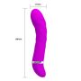 Wibrator do punktu G zakrzywiony Gspot 18cm 7trybów - 7