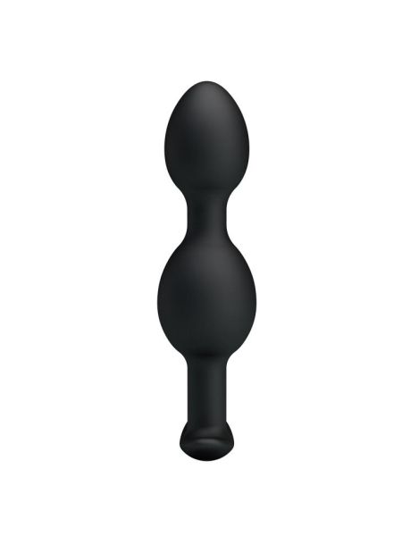 Korek analny silikon plug kulki w środku 12cm - 3