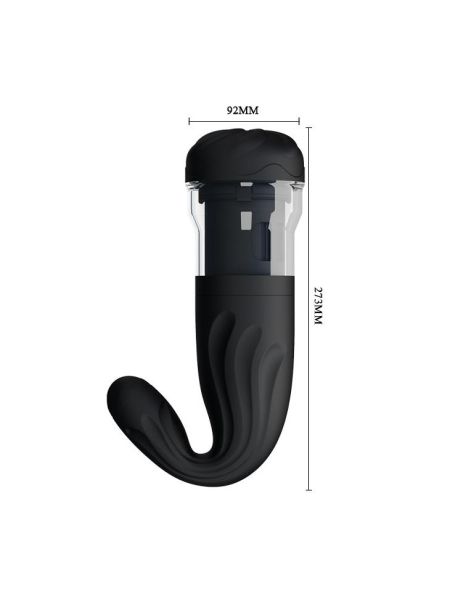 Masturbator rotacja posuw ruch góra dół USB 27cm - 5