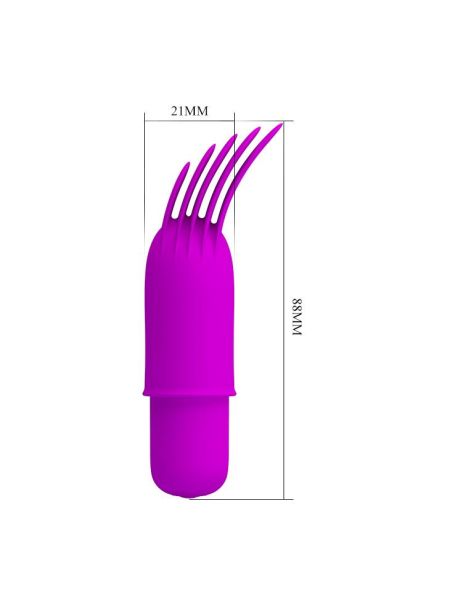 Zestaw wibrator 4 nakładki masażer stymulator USB - 7