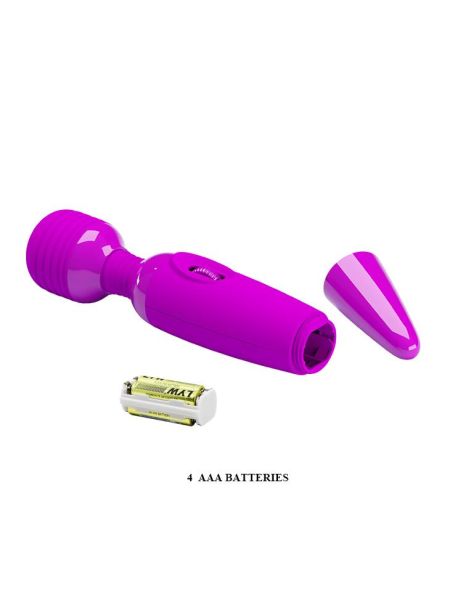 Masażer łechtaczki wand sex stymulator duży 25cm fioletowy - 9