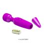 Masażer łechtaczki wand sex stymulator duży 25cm fioletowy - 10