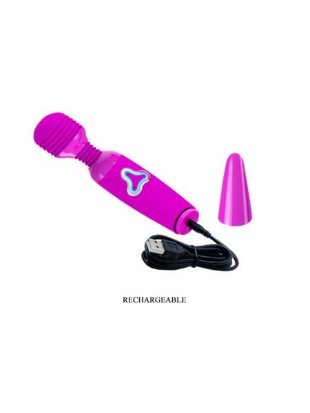 Masażer mocny łechtaczki sex stymulator 25cm USB 7 trybów - 6