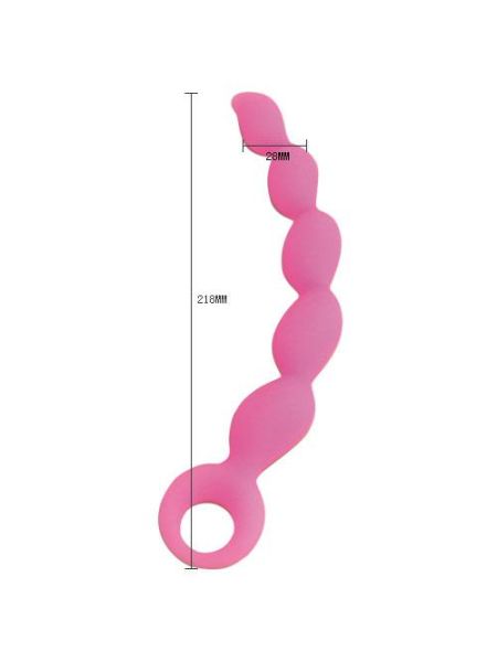 Łańcuch kulek koralików analnych plug sznur 21 cm - 2