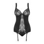 Komplet sexy figi gorset sznurowany Heartina L/XL - 6