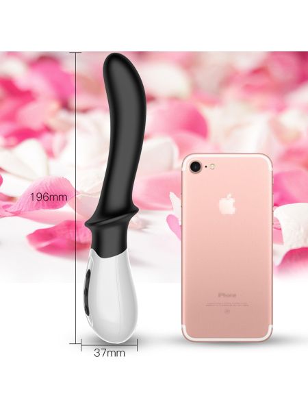 Wibrator grzejący punkt G prostata 19cm USB 10 trybów - 16