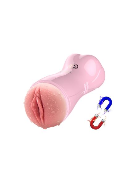 Masturbator interaktywny posuw wibracje pulsacje USB - 7