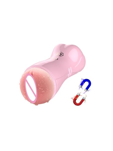 Masturbator interaktywny posuw wibracje pulsacje USB - 8