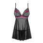 Komplet sex koszulka babydoll i stringi Tulia L/XL - 4