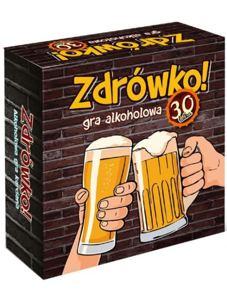 Gra alkoholowa imprezowa urodziny Zdrówko 30 latka