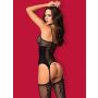 Bodystocking jak gorset otwarty krok G314 S/M/L - 5