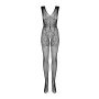 Prześwitujące bodystocking otwarty krok F234 S/M/L - 6