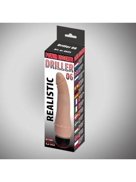 Realistyczny wibrator penis prawdziwy członek 21 cm - 5