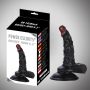 Rocket john 6,7 inch black realistic dildo 6,7 inch / 17,00 cm - 4