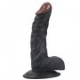 Rocket john 7,3 inch black realistic dildo 7,3 inch / 18,5 cm - 3